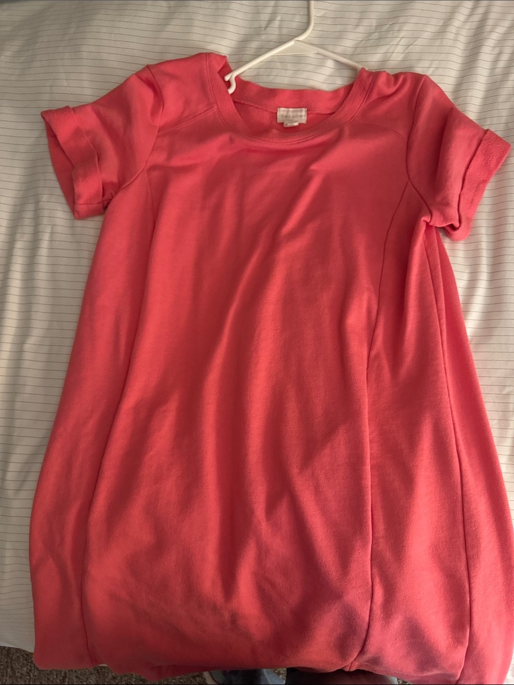Caslon Short Sleeve Cotton Blend Dress